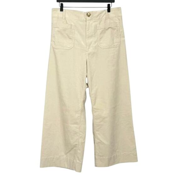 Maeve by Anthropologie Colette Corduroy Wide-Leg Pants NWT Sz 27 - Picture 1 of 6